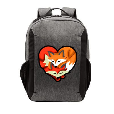 Cute Foxy Heart Fox Lover Vector Backpack