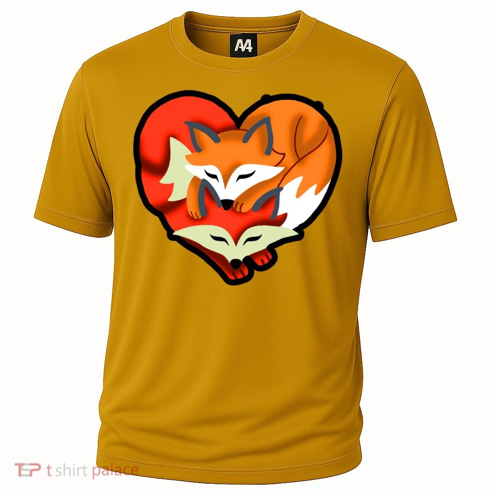Cute Foxy Heart Fox Lover Performance Shirt