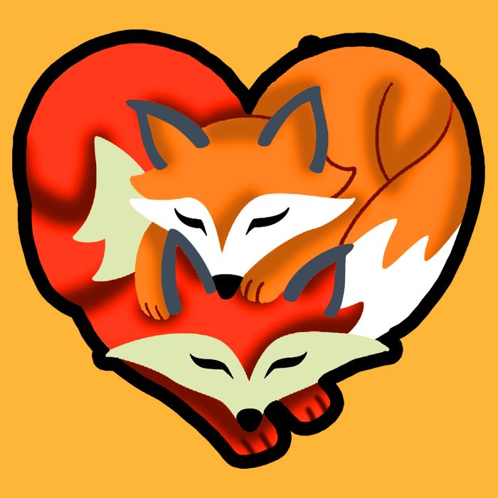Cute Foxy Heart Fox Lover Cooling Performance Crew T-Shirt