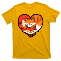 Cute Foxy Heart Fox Lover T-Shirt