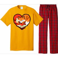 Cute Foxy Heart Fox Lover Pajama Set