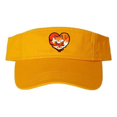 Cute Foxy Heart Fox Lover Visor