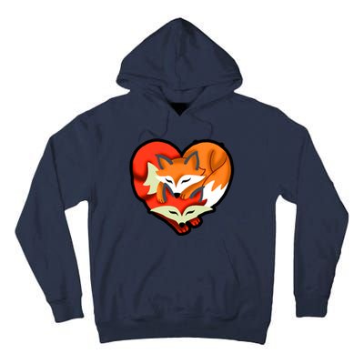 Cute Foxy Heart Fox Lover Tall Hoodie