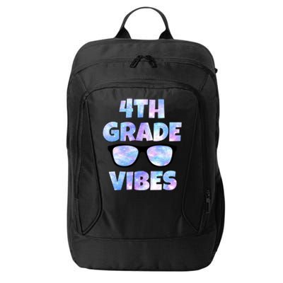 Cute Funny 4th Grade Vibes Cool Sunglasses City Backpack