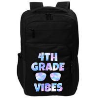 Cute Funny 4th Grade Vibes Cool Sunglasses Impact Tech Backpack