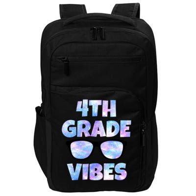 Cute Funny 4th Grade Vibes Cool Sunglasses Impact Tech Backpack