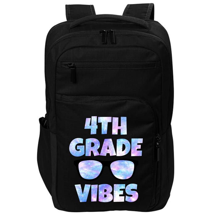 Cute Funny 4th Grade Vibes Cool Sunglasses Impact Tech Backpack