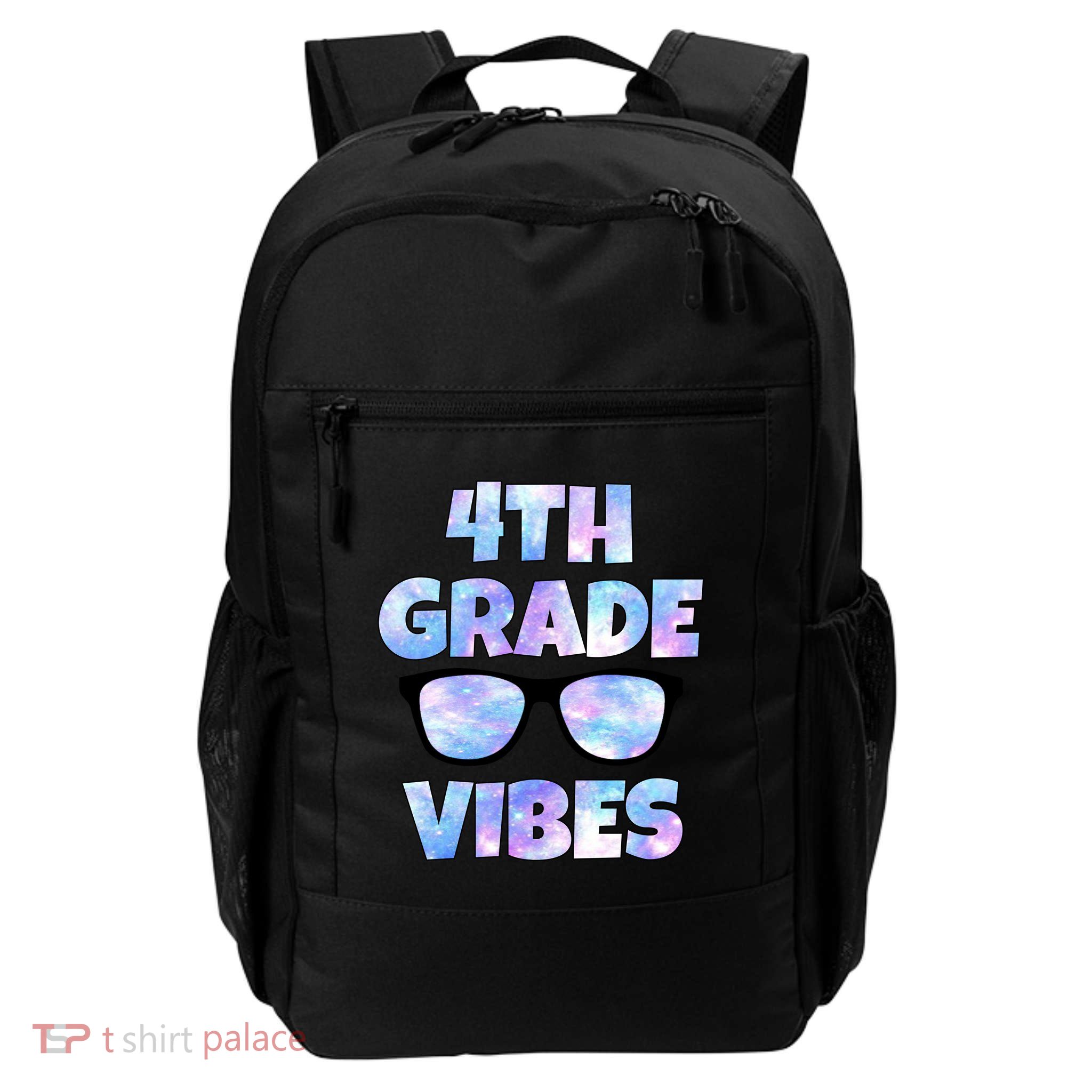 Cute Funny 4th Grade Vibes Cool Sunglasses Daily Commute Backpack
