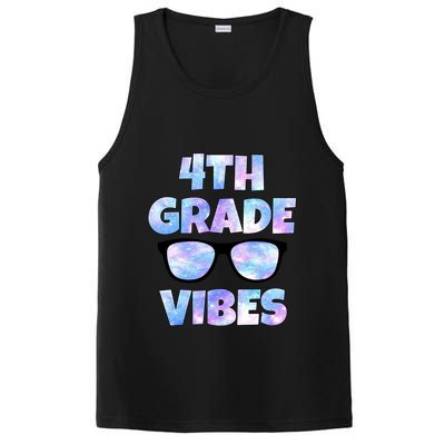 Cute Funny 4th Grade Vibes Cool Sunglasses PosiCharge Competitor Tank