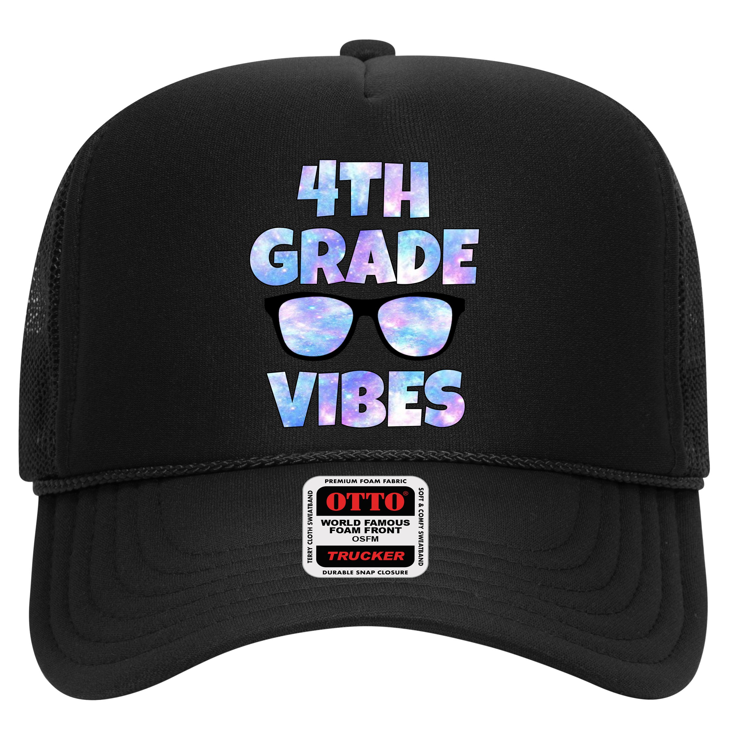 Cute Funny 4th Grade Vibes Cool Sunglasses Hat