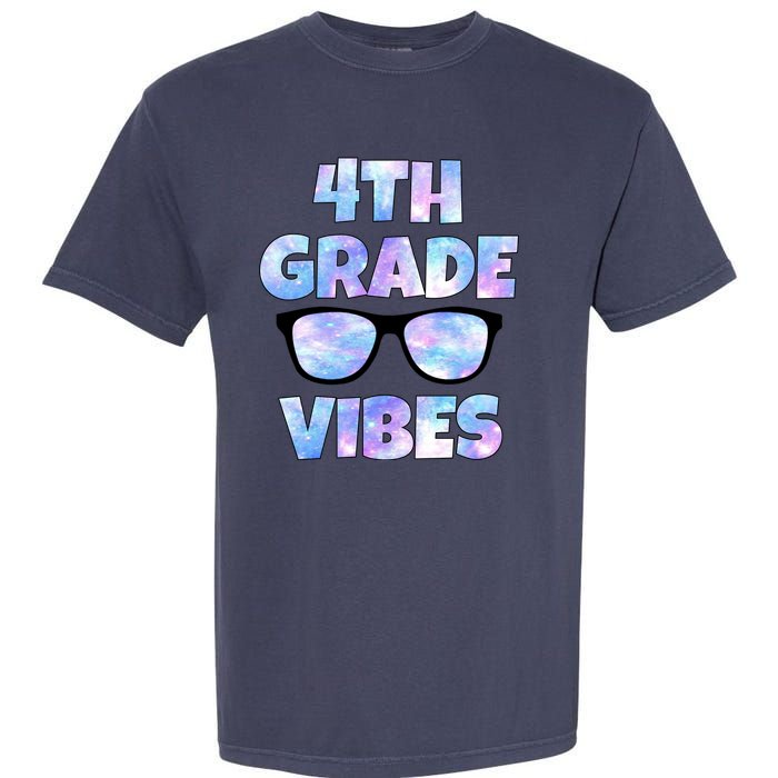 Cute Funny 4th Grade Vibes Cool Sunglasses Garment-Dyed Heavyweight T-Shirt