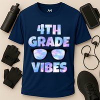 Cute Funny 4th Grade Vibes Cool Sunglasses Cooling Performance Crew T-Shirt
