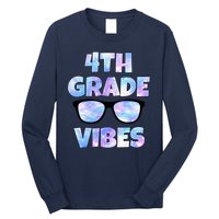 Cute Funny 4th Grade Vibes Cool Sunglasses Long Sleeve Shirt