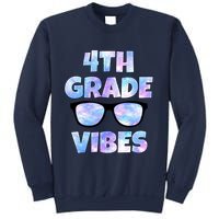 Cute Funny 4th Grade Vibes Cool Sunglasses Sweatshirt