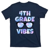 Cute Funny 4th Grade Vibes Cool Sunglasses T-Shirt