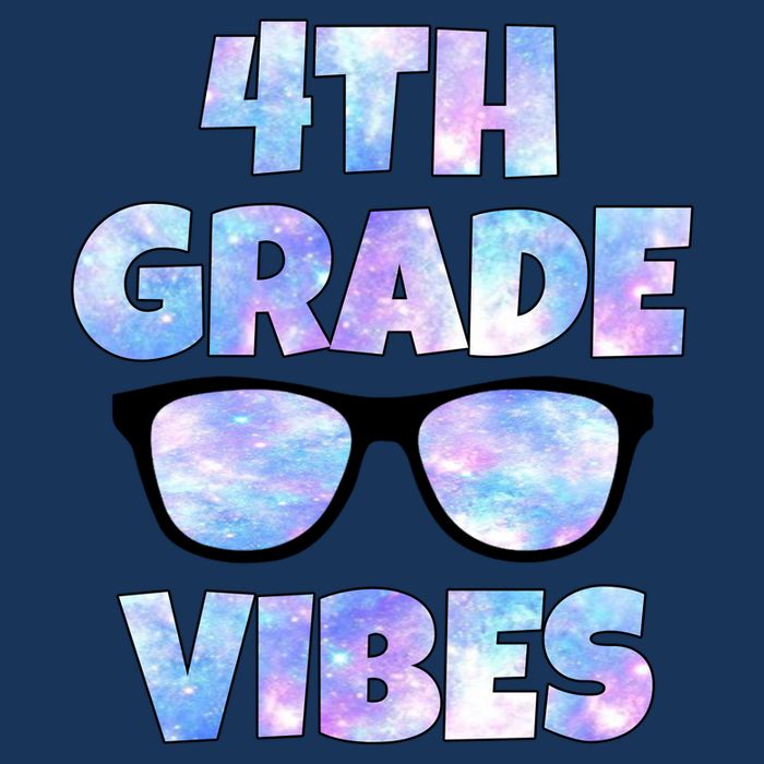 Cute Funny 4th Grade Vibes Cool Sunglasses 16 in Basic Backpack