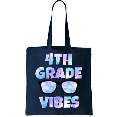 Cute Funny 4th Grade Vibes Cool Sunglasses Tote Bag