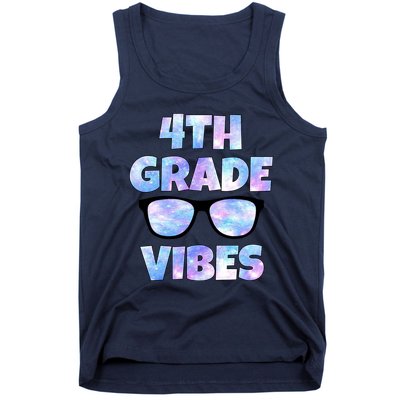 Cute Funny 4th Grade Vibes Cool Sunglasses Tank Top