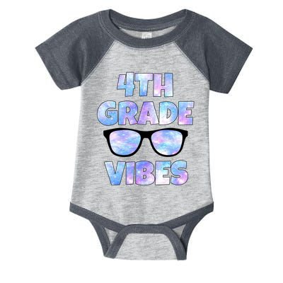 Cute Funny 4th Grade Vibes Cool Sunglasses Infant Baby Jersey Bodysuit