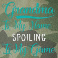 Cute Funny Grandma Is My Name Spoiling Is My Game Legacy Tie Dye Trucker Hat