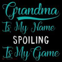 Cute Funny Grandma Is My Name Spoiling Is My Game Stripe Pom Pom Beanie