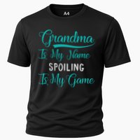 Cute Funny Grandma Is My Name Spoiling Is My Game Performance Shirt