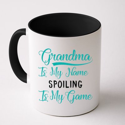 Cute Funny Grandma Is My Name Spoiling Is My Game Mug