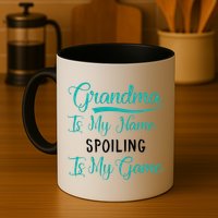 Cute Funny Grandma Is My Name Spoiling Is My Game Mug