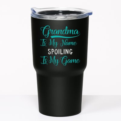 Cute Funny Grandma Is My Name Spoiling Is My Game Tumbler