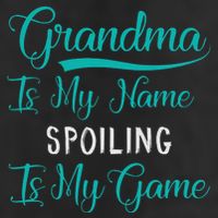 Cute Funny Grandma Is My Name Spoiling Is My Game 25L Jumbo Tote