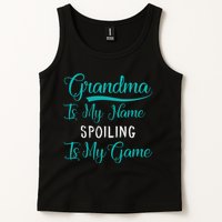 Cute Funny Grandma Is My Name Spoiling Is My Game Tank Top