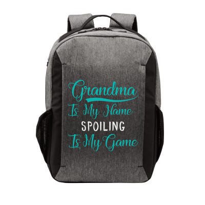 Cute Funny Grandma Is My Name Spoiling Is My Game Vector Backpack