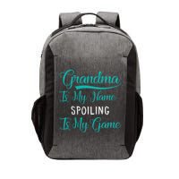 Cute Funny Grandma Is My Name Spoiling Is My Game Vector Backpack