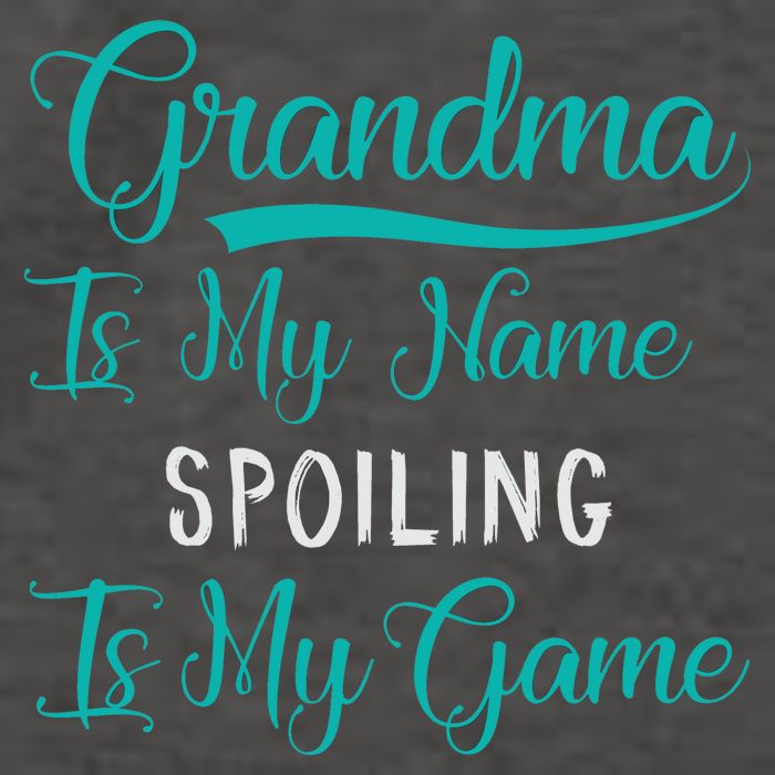 Cute Funny Grandma Is My Name Spoiling Is My Game Vector Backpack