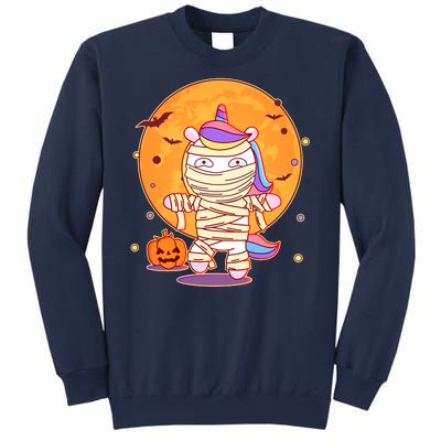 Cute Funny Halloween Unicorn Mummy Sweatshirt