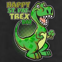 Cute Funny Happy St Pat-Trex Day Cool Comfort Performance Bucket Hat