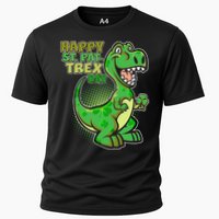 Cute Funny Happy St Pat-Trex Day Cooling Performance Crew T-Shirt