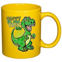 Cute Funny Happy St Pat-Trex Day 11oz C Handle Ceramic Mug