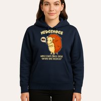 Cute Funny Hedgehogs Why Can't They Just Share the Hedge? Hoodie