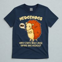 Cute Funny Hedgehogs Why Can't They Just Share the Hedge? T-Shirt