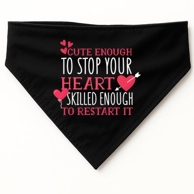 Cute Funny Nurse Meme USA-Made Doggie Bandana