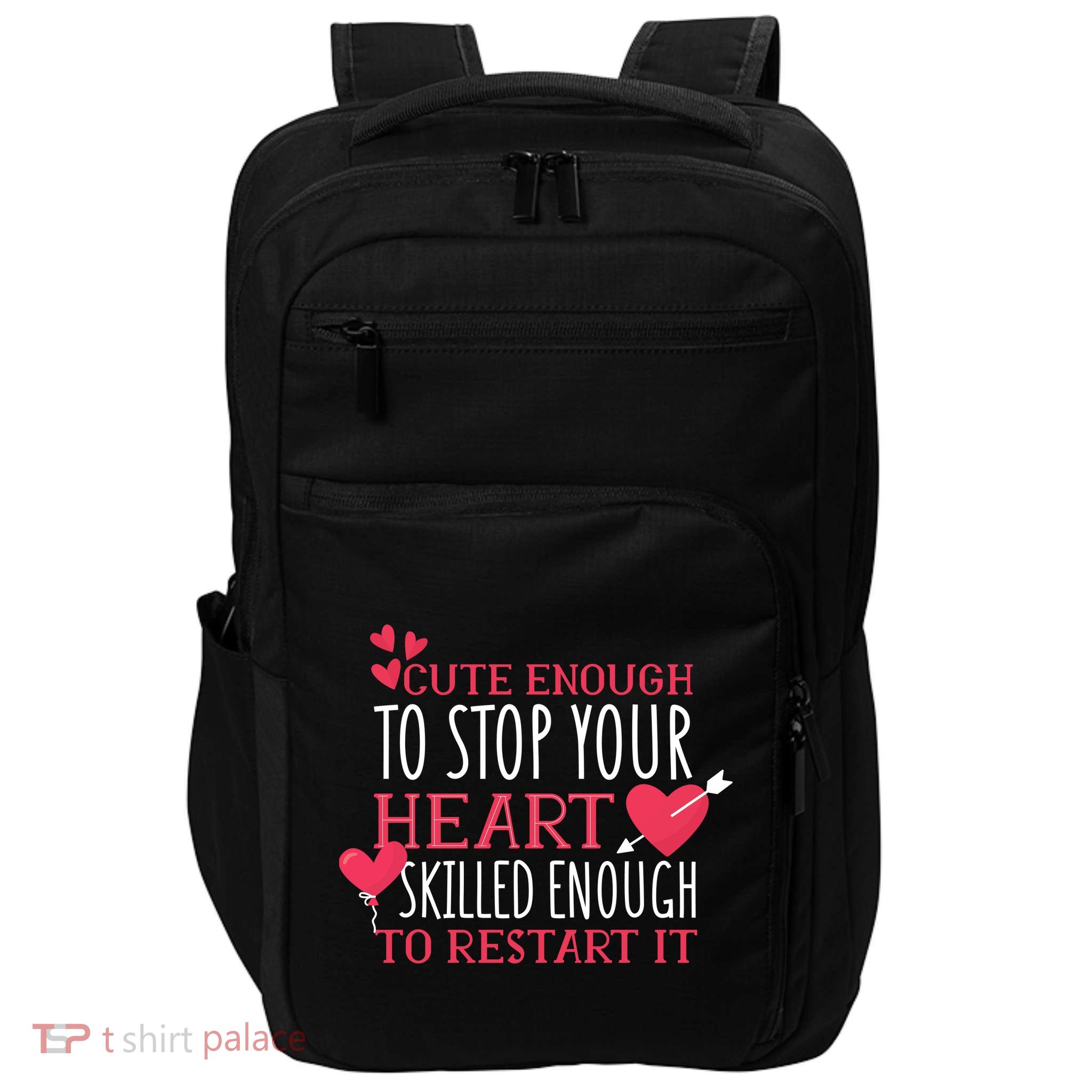 Cute Funny Nurse Meme Impact Tech Backpack