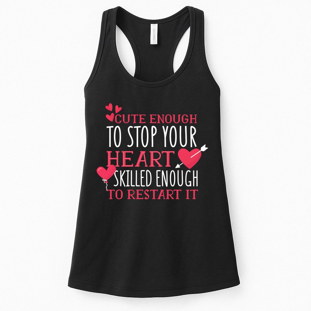 Cute Funny Nurse Meme Womens Tank Top