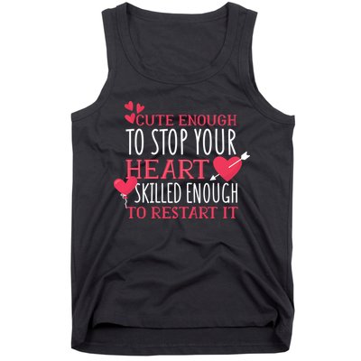 Cute Funny Nurse Meme Tank Top