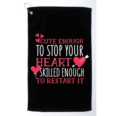 Cute Funny Nurse Meme Platinum Collection Golf Towel