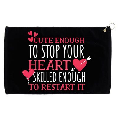 Cute Funny Nurse Meme Grommeted Golf Towel