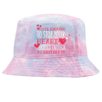 Cute Funny Nurse Meme Tie-Dyed Bucket Hat