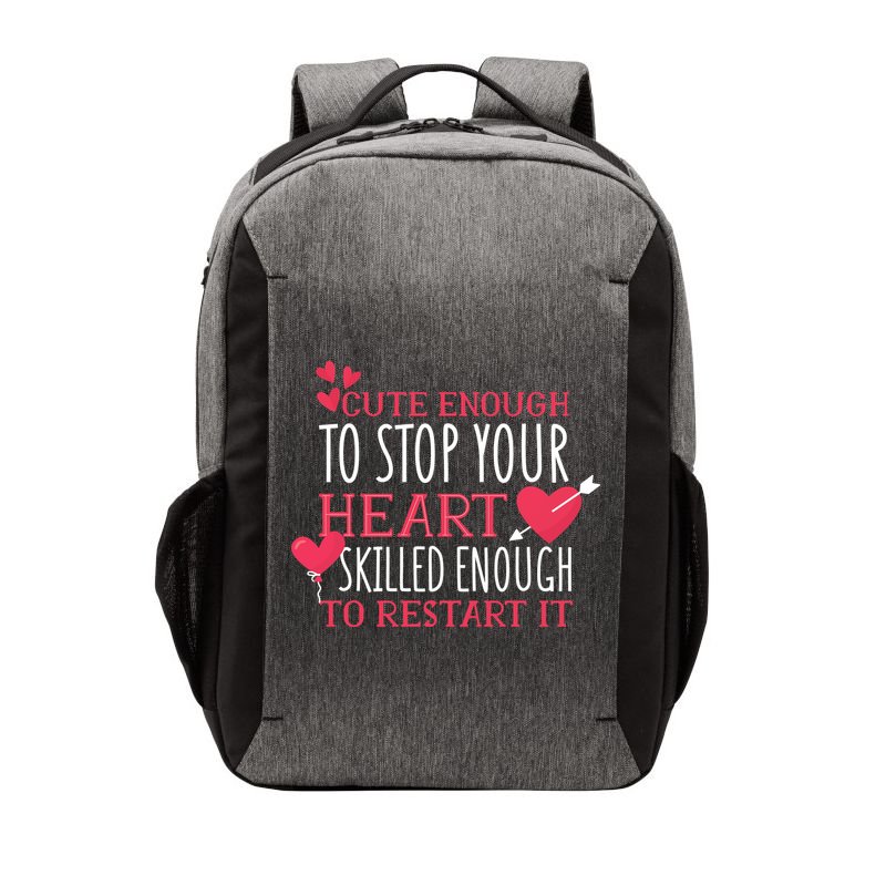 Cute Funny Nurse Meme Vector Backpack
