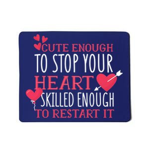 Cute Funny Nurse Meme Mousepad