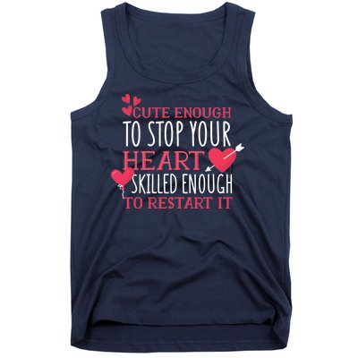 Cute Funny Nurse Meme Tank Top